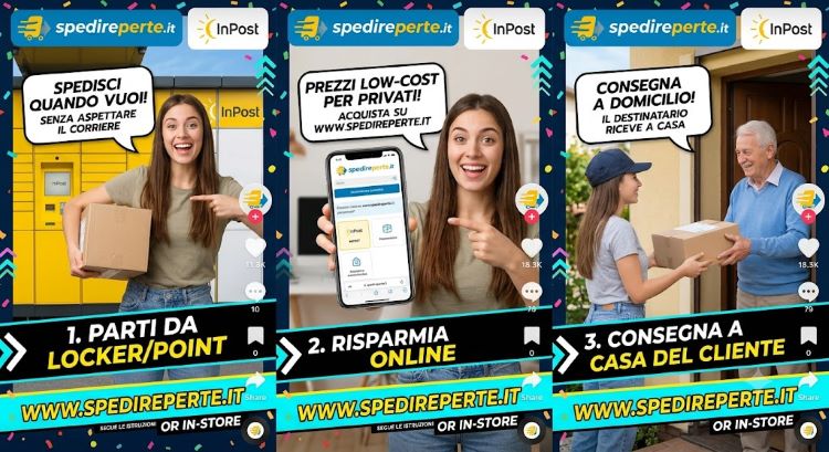 Novita' spedizione InPost direttamente a casa del Destinatario